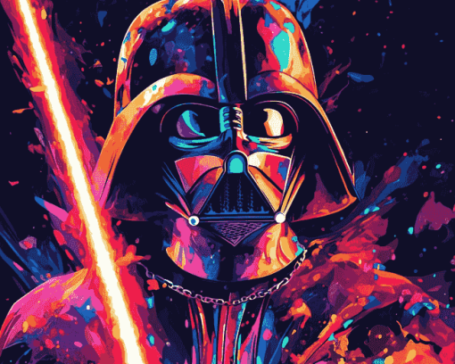 Colorful Star Wars Movie Diamond Painting