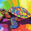 Colorful Turtle Pop Art Diamond Painting