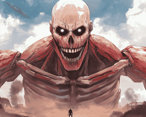 Colossal Titan Anime Diamond Painting