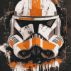 Commander Cody Splatter Star Wars Diamond Painting