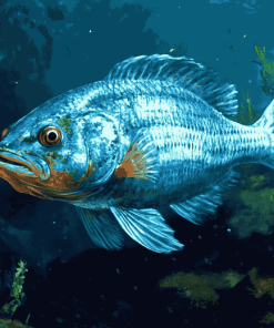 Common Dentex Fish Diamond Painting