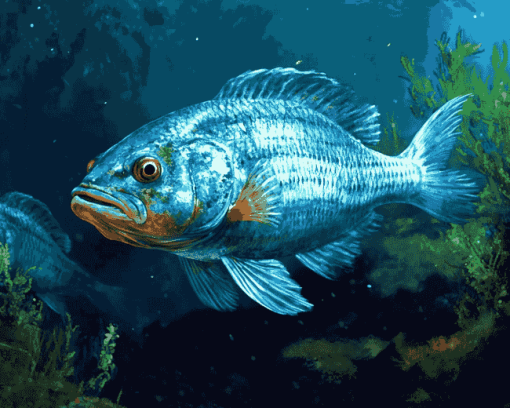 Common Dentex Fish Diamond Painting