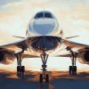 Concorde Aircraft Art Diamond Painting