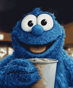 Cookie Monster Cartoon Diamond Painting