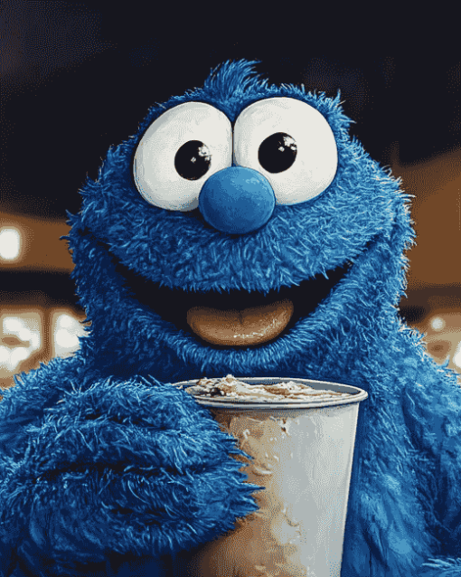 Cookie Monster Cartoon Diamond Painting