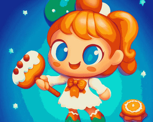 Cookie Run Characters Animation Diamond Painting