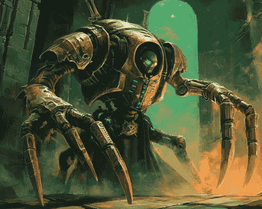 Cool Necron Fantasy Diamond Painting