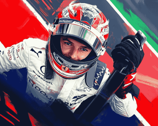 Cool Racer Pierre Gasly Diamond Painting