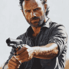 Cool Rick Grimes Celebrity Diamond Painting