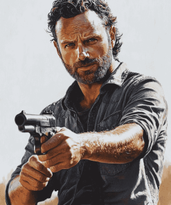 Cool Rick Grimes Celebrity Diamond Painting