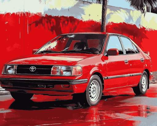 Corolla Engines Masterpiece Diamond Painting