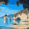 Coromandel Cathedral Cove Seascapes Diamond Painting