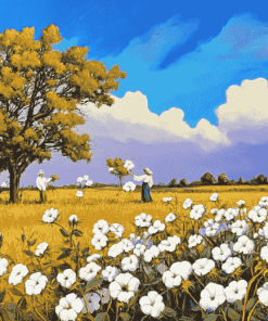 Cotton Landscapes Diamond Painting