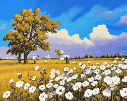 Cotton Landscapes Diamond Painting