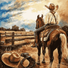 Country Cowboys Diamond Painting