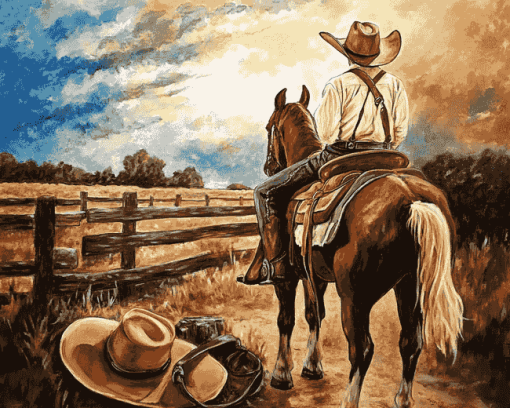 Country Cowboys Diamond Painting