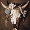 Cow Skull Diamond Painting