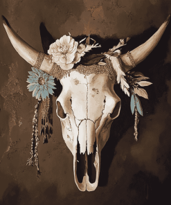 Cow Skull Diamond Painting