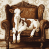 Cows Sofa Diamond Painting