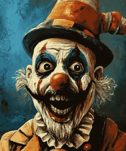 Creepy Clown Character Diamond Painting