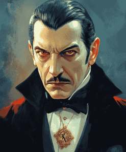 Creepy Dracula Movies Diamond Painting