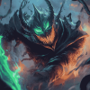 Creepy Thresh League of Legends Diamond Painting