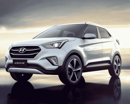 Creta Hyundai Car Diamond Painting