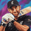 Cricket Legend Kane Williamson Diamond Painting