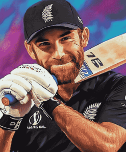 Cricket Legend Kane Williamson Diamond Painting