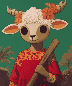 Cult Of Lamb Animation Diamond Painting