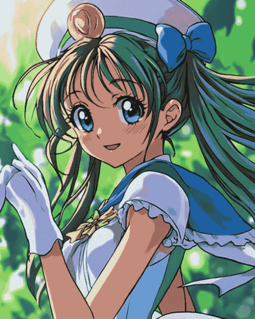 Cure Marine Anime Art Diamond Painting