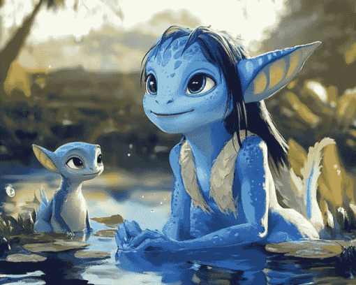 Cute Avatar Fantasy Movies Diamond Painting