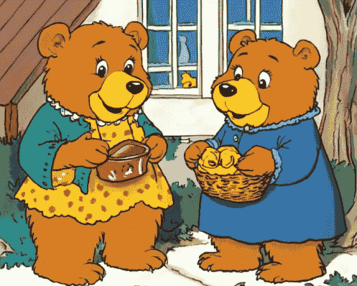 Cute Berenstain Bears Animation Diamond Painting