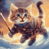 Cute Cat Adventures Diamond Painting