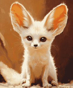 Cute Fennec Fox Diamond Painting