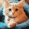 Cute Fluffy Kitty Diamond Painting