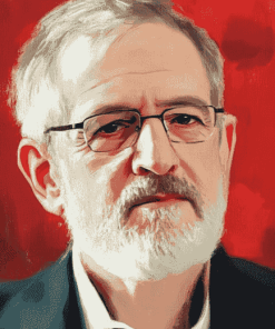 Cute Jeremy Corbyn Inspired Diamond Painting