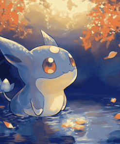 Cute Lanturn Pokemon Diamond Painting