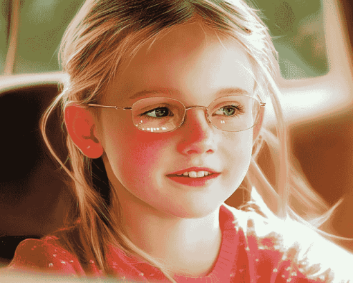 Cute Little Miss Sunshine Movie Diamond Painting