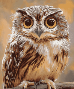 Cute Ninoxe Boobook Owl Diamond Painting