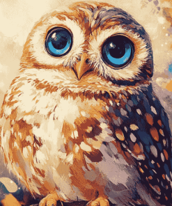 Cute Owl Diamond Painting