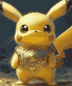 Cute Pikachu Anime Diamond Painting