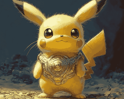 Cute Pikachu Anime Diamond Painting