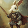 Cute Rabbit Knight Adventure Diamond Painting