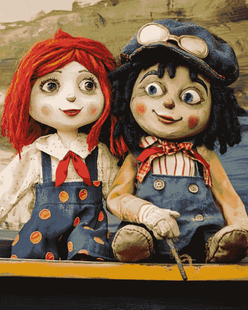 Cute Rosie And Jim Diamond Painting