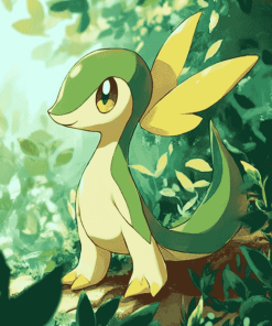 Cute Snivy Pokemon Diamond Painting