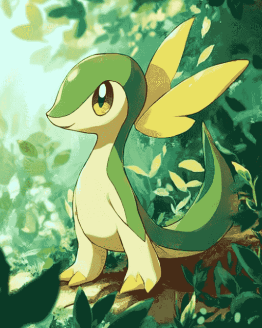 Cute Snivy Pokemon Diamond Painting