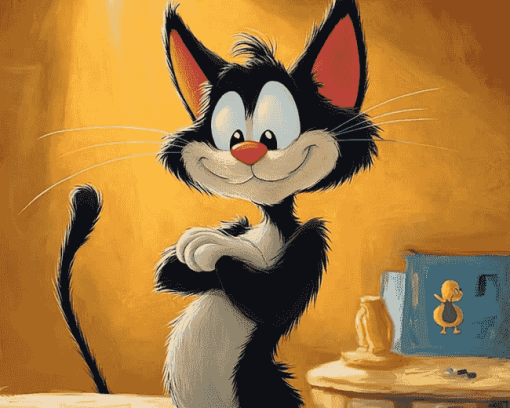 Cute Sylvester The Cat Animation Diamond Painting