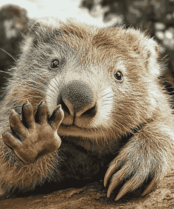 Cute Wombat Animal Diamond Painting