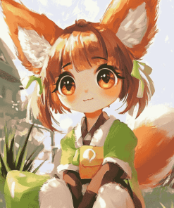 Cute Yaoyao Anime Series Diamond Painting